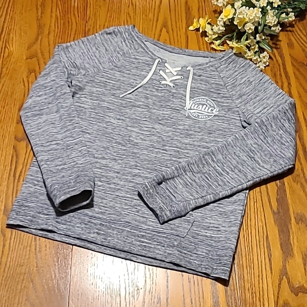 Justice Long Sleeved Athletic Shirt - Girl's 12/14